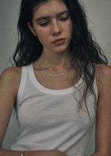 [925 silver] Deux.silver.196 / ミニバウトピアス (シルバー)