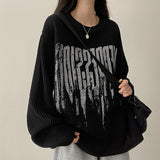 Dipp リブドニット長袖Tシャツ