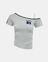 Struggle Off-Shoulder Graphic Tee