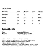 mah CUT OFF APPLIQUE ZIP-UP HOODIE_BURGUNDY