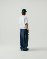[AG.W] Round Raglan Sweat Half Tee - White Melange