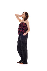FINE FRILL TOP SKIRT