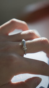 Light and You, silver ring