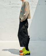 VTG BACK BOOTS CARGO SHORTS_BLACK