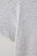T/T スカルプテッド ハーフTシャツ (melange white)