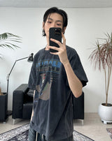 Dusk Eagle Washed Short Sleeve T-shirt