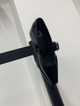 Higher Strap Buckle Loafer black