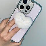 [MADE] MILKY PINK PHONE CASE (magsafe epoxy silver bumper)