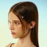 NO.542 [BLACK] SURFBOARD DIAMOND HAIR PIN 2SET