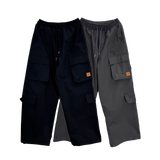 subtle patch cargo pants