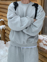 Furano brushed wide jogger pants