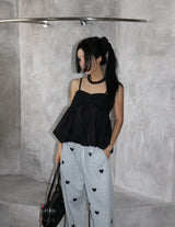 18 mm ブラックパールボールネックレス