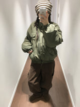 MA-1ハイネックパッデッドフィールドジャケット (2 Colors)