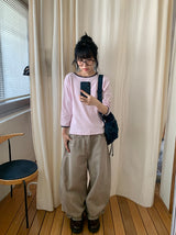 Gamma Stitch Point Balloon Wide Pants