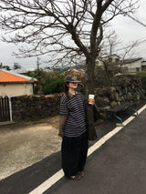 Awesome ストライプ長袖Tシャツ