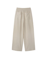 [DOJINOI] LINEN WIDE PANTS OATMEAL