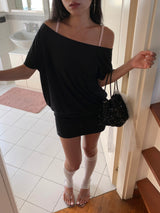 [Ofom] LOOSE MINI DRESS