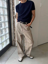 エッセンシャル マッスル クロップ ハーフニット(5color)