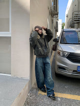 Grand Fur Hoodie Zip-Up Parka Jacket