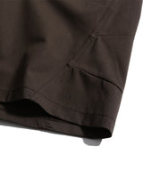 Side Slit Darted Bermuda Brown