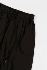 TUKED BAGGY PANTS (BLACK)
