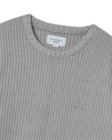 25FW Aシンボルベーシックニット グレー