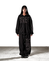 NO STRESS HOTFIX SET SWEATPANTS BLACK
