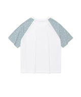 CAVISH X LELBO BROWN W STAR RAGLAN SS TEE WHITE(CV2FMFT545C)