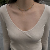 Y2K Colorful Daisy Flower Necklace