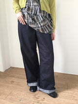 ステッチワイドエンジンデニム (2color)