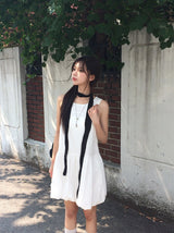Soi Nylon Balloon Sleeveless Mini One Piece