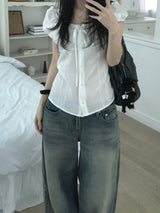 Raina Puff Blouse (2 colors)