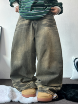 MUD CAT ウォッシングバルーンデニムパンツ 🤎🧸
