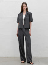 (PT-5661)ESSENTIAL ROGER SET-UP PANTS S