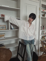 Ader Mohair Crop Shirt
