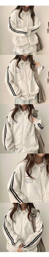 Rango Track Line Collar Two Way Zip-Up