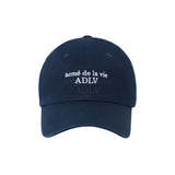 [24SS] BASIC SMALL LOGO BALL CAP R NAVY