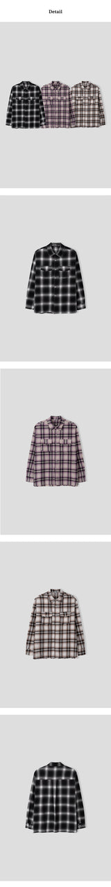 [F/W] Cutting check two pocket shirts (3color)