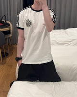 メタトラックラインショートスリーブTシャツ