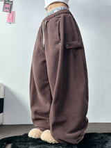 ボスサイズフリーススナップロングパンツ 🧸🩵🤍6カラー