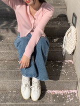 [MADE] Ditto wide long boots cut denim
