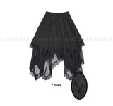 UNBAL LACE LONG SKIRT
