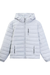 Quilted Down Hooded Puffer Jacket
