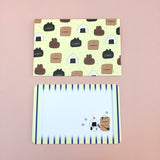 bakery mini card and envelop set