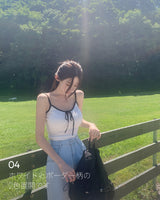 【MADE】Ribbon sleeveless