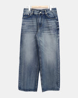 Rozea Double Pocket Wide Denim Pants