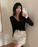 リネンツイストパッドTシャツ