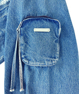 UNISEX フーディデニムジャケット