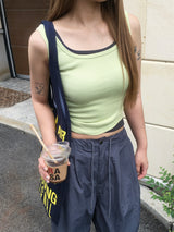 Archive Solid Matching Sleeveless Top (9c)