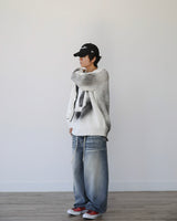 CROSS DEEP DENIM PANTS LB